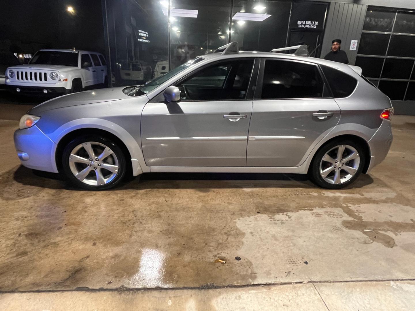 2008 SILVER SUBARU IMPREZA OUTBACK SPOR Sport (JF1GH63658H) with an 2.5L H4 SOHC 16V engine, 4-Speed Automatic transmission, located at 8101 E. Skelly Dr., Tulsa, OK, 74129, (918) 592-3593, 36.121891, -95.888802 - Photo#2